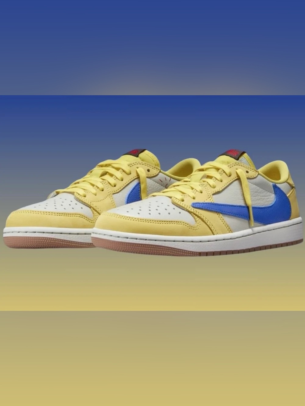 Travis Scott x Nike Air Jordan 1 Low Canary